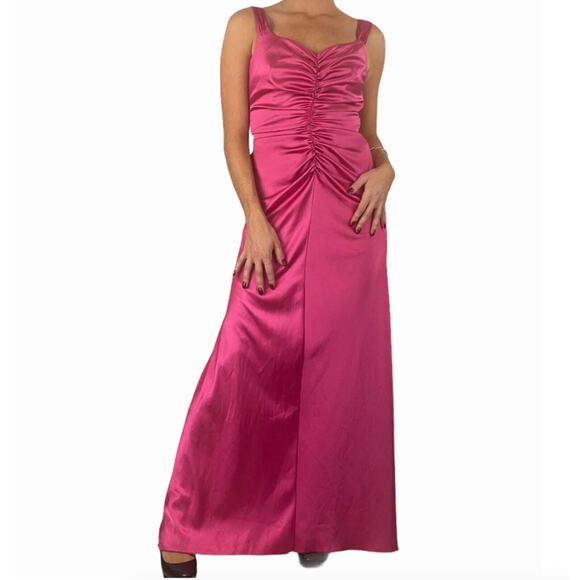 lace up back short dress ZAPAKA Women Cute Pink Graduation Dress A-Line Spaghetti Straps Lace-Up Back Engagement Party Dress, Pink / M